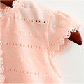 Baby Girl Sleeveless Dress Tippets With Lace Trim And Decorative Bow